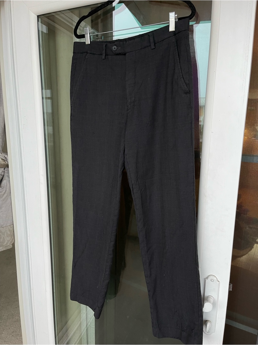 Alfani Black Straight-Leg Dress Pants